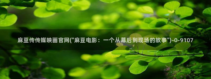麻豆视频 更新合集：麻豆传传媒映画官网(\